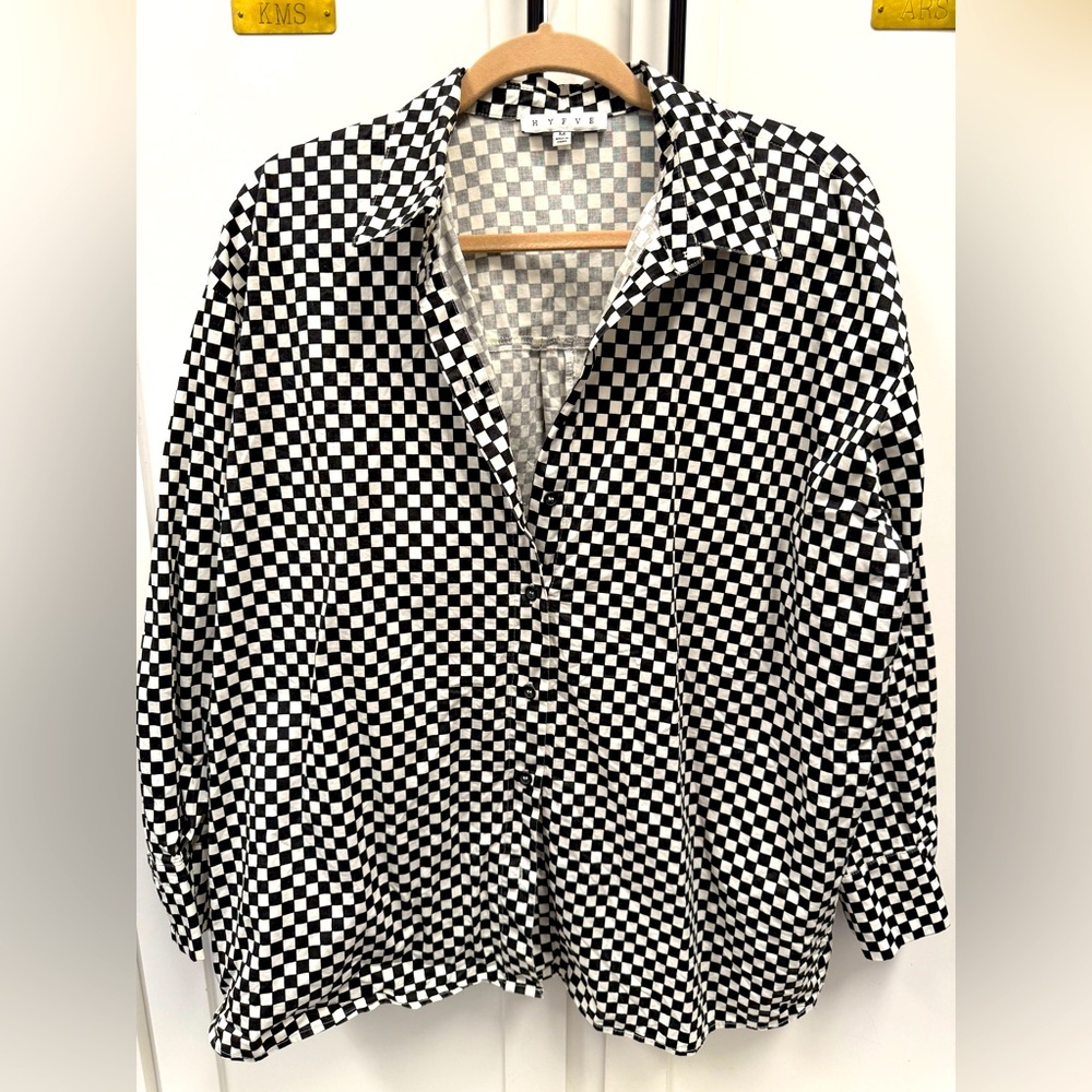 Checkered Button Up - image 1
